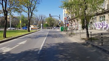 Полиция блокира централен булевард в София