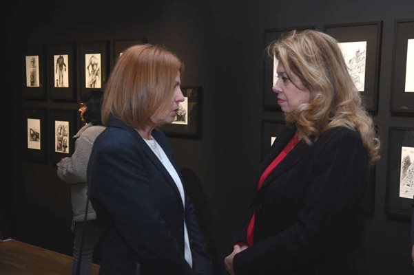 Йорданка Фандъкова и вицепрезидентът Йотова