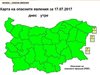 Жълт код за силен вятър и силно морско вълнение е обявен за цялото Черноморие