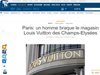 Неизвестен извърши въоръжен грабеж на магазин на Louis Vuitton в Париж