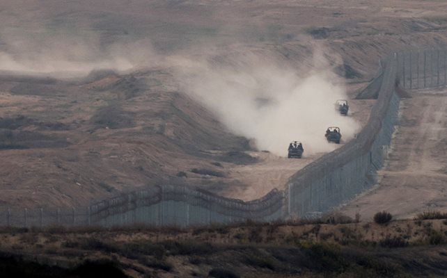 Границата с Газа СНИМКА: Ройтерс
