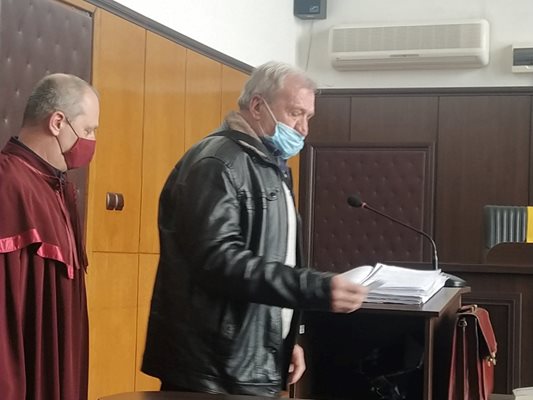 Прокурорът по делото Костадин Паскалев и свидетелят Георги Любенов