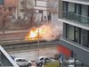 Кола пламна на столичния бул. „България”