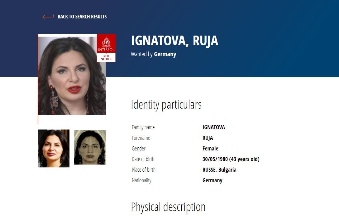 След поредица от жалби Интерпол може и да свали от издирване с червена бюлетина криптокралицата Ружа Игнатова (Обзор)