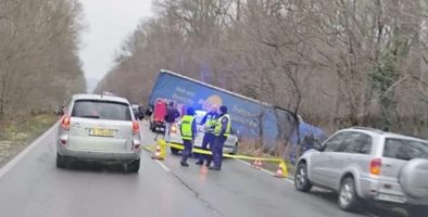 Шофьор загина при тежка катастрофа на главния път Варна - Бургас