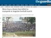 17 души загинаха по време на футболен мач в Ангола