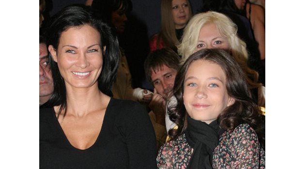 Цеци Красимирова с дъщеря си Джудит