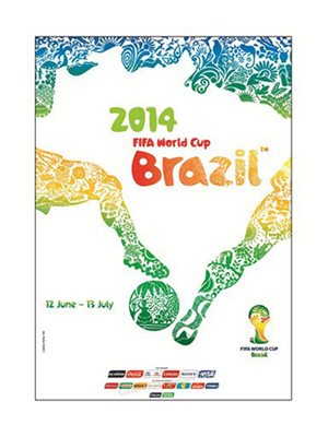 Официалният плакат на световното в Бразилия.
Снимка: ФИФА