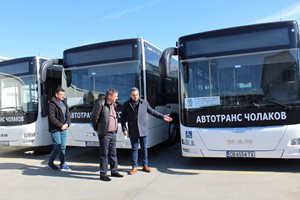 Нови 12-метрови автобуси тръгват по линия 20 в Пловдив