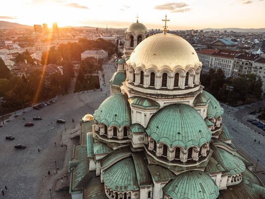 Храм-паметникът  "Свети Александър Невски"  в столицата