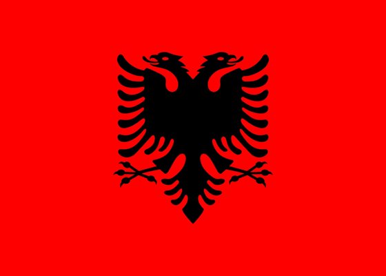 Знамето на Албания