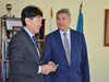Посланикът на Казахстан на гости при кмета на Разлог