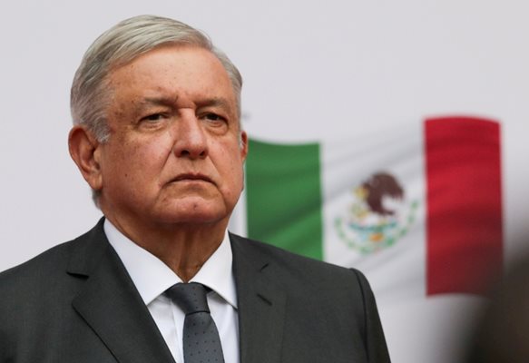 Мексиканският президент Андрес Мануел Лопес Обрадор СНИМКА: РОЙТЕРС