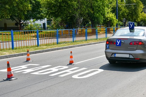 Пешеходна пътека СНИМКА: ОД МВР Пазарджик