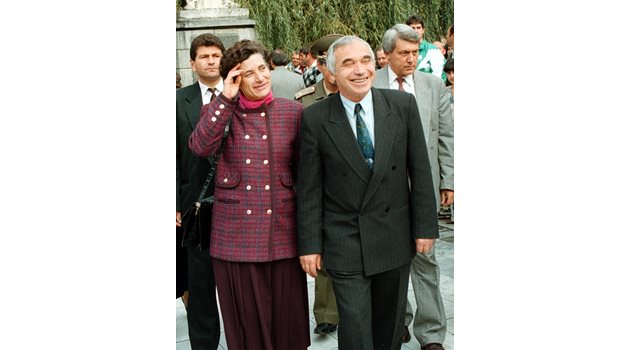 Президентското семейство Мария и Желю Желеви