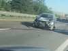 Кола се удари челно при катастрофа на 50-ти км на АМ "Тракия" (Видео)