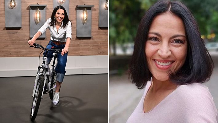 Деси Стоянова кара колело на работа