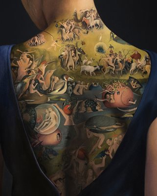 Картината често е бъркана с татуировка на истински гръб