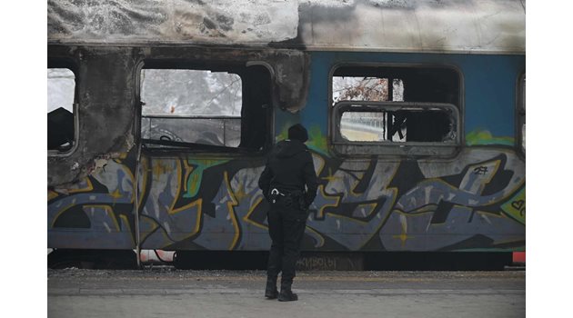 Пожар във вагон в София
СНИМКА: Георги Палейков