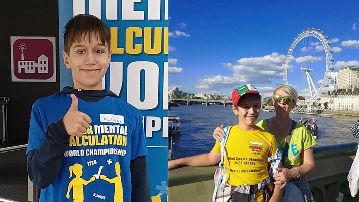 Детето-чудо Калоян Гешев победи рекордьор на "Гинес"