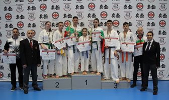Три златни медала за бургаски каратеки на 9-ото балканско първенство във Варна