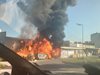 Локализиран е пожарът, възникнал в търговски магазин в Разград