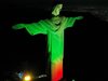 Статуята на Исус в Рио бе осветена за първи път в цветовете на България (Видео, снимки)
