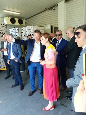 Иван Христанов и Айлин Секизкьок посетиха ГКПП "Капитан Андреево" в понеделник. 