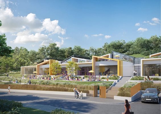 Така ще изглежда бъдещата детска градина.
Снимка: Община Асеновград.