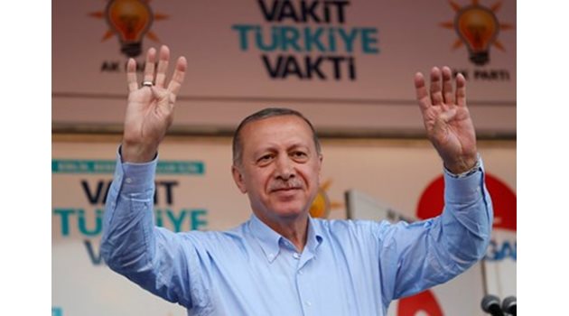 Турският президент Реджеп Тайип Ердоган   СНИМКА: Ройтерс