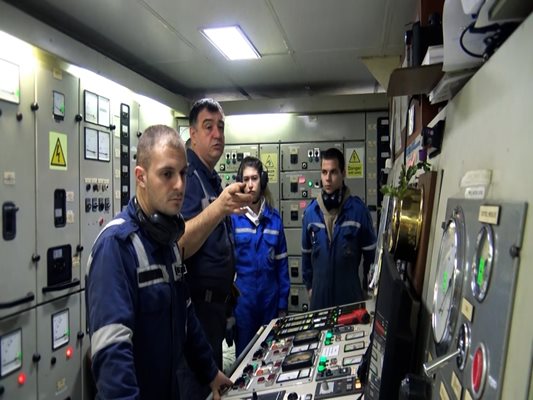 Част от екипажа на кораба “Св. св. Кирил и Методий”