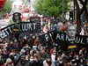 Хиляди излязоха на традиционните протести за Първи май във Франция