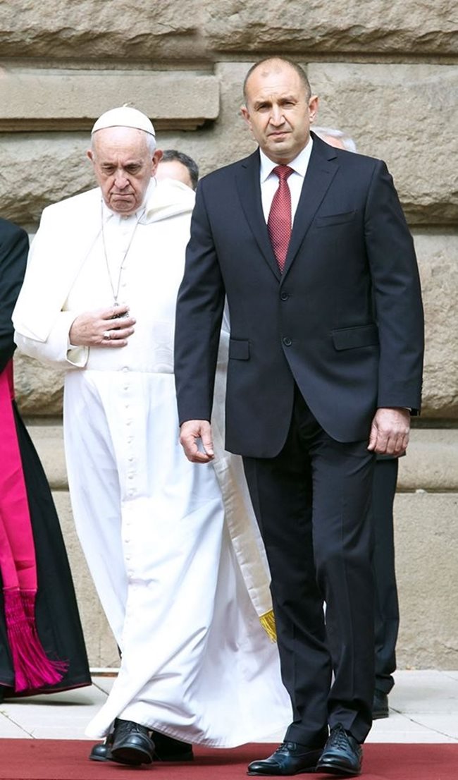 Румен Радев с папа Франциск