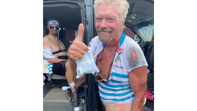 Richard Branson: My brakes failed, only the helmet saved me