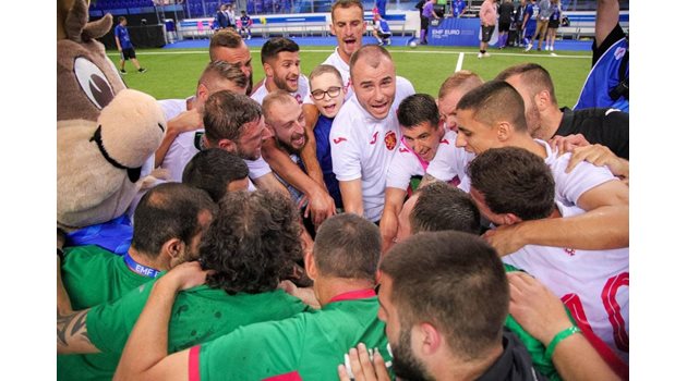 Настроениe и отборен дух в българския лагер по време на европейското по минифутбол