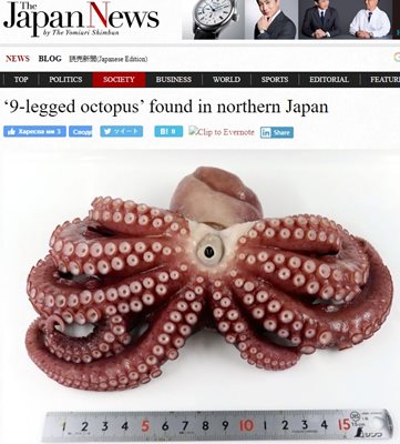 Факсимиле от the-japan-news.com