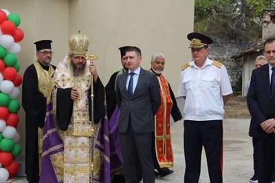 Interior Minister Hristo Terziiski in the village of Boshulya in Pazardzhik Photos: THE AUTHOR