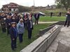 Кандидат-президентската двойка на ГЕРБ и Цветан Цветанов поднесоха цветя пред паметника на загиналите български войни в Тръстеник
