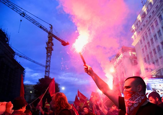 Протест в Скопие