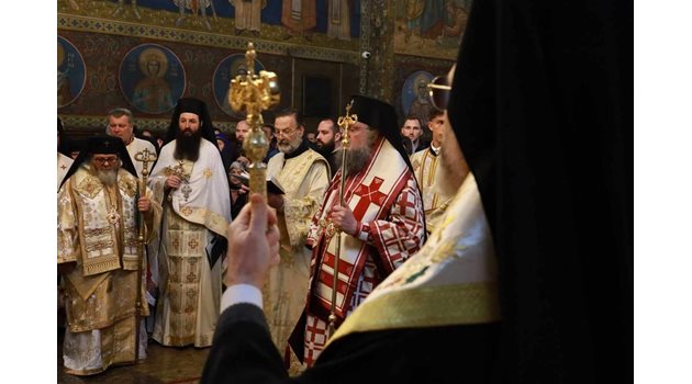 Панихидата за 40 дни от смъртта на патриарх Неофит