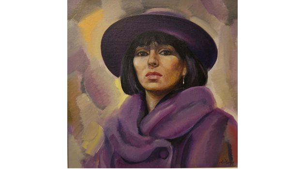 Портрет на Таня Шелхорн от художника Йордан Йорданов - Юри