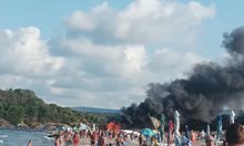 Пожарът на плажа в Китен е потушен, разминало се без евакуация на летовници