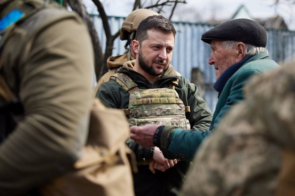 Володимир Зеленски в Буча