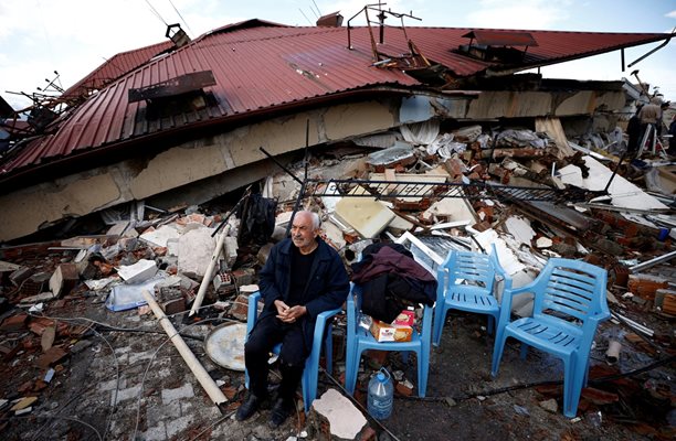 Голямото земетресение в Турция и Сирия на 06.02.2023 г. СНИМКА: Ройтерс