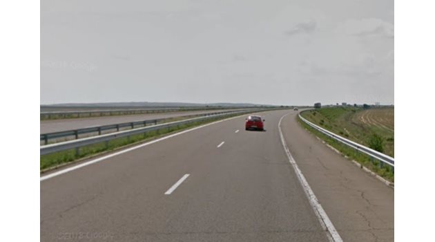 Пътят Бургас - София СНИМКА: Google Street View
