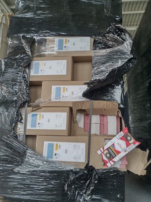 Кутиите от цигари, заловени в България