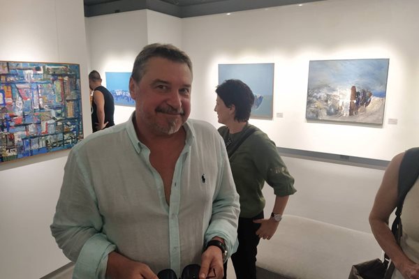 И Николай Няголов дойде на откриването на емблематичната изложба с картини на Георги Баев от фонда на Бургаската художествена галерия.