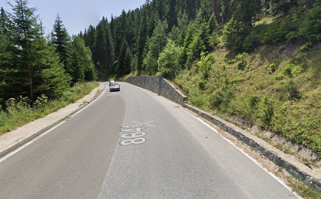 Пътят Смолян - Пампорово Кадър: Google Street View