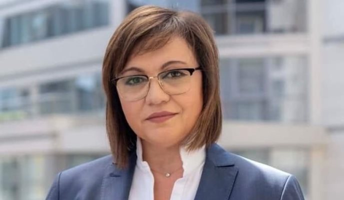 Корнелия Нинова СНИМКА: Пресцентър на Българската социалистическа партия