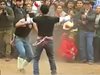 Традиционен коледен бой в Перу (видео)